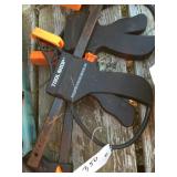 Two clamps