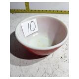 Red Pyrex bowl