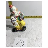 Clown ceramic wall figurine made in Japan