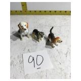 Three small dogs
