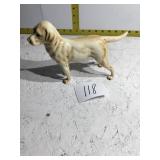 Tan Porcelain dog