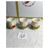3 coffee mugs