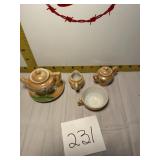 Child tea set marked japan