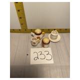 Mushroom child tea set japan