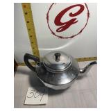 Tin tea pot