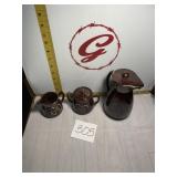 Tea holder creamer sugar