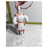 Porcelain woman figure