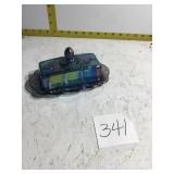 Carnival glass butter dish