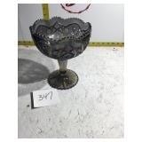 Carnival glass bowl