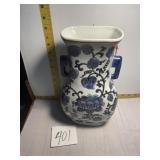 Blue and white vase