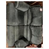 Green reclining loveseat