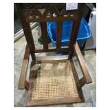 Cane bottom chair