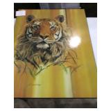 Tiger wall artwork