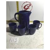 For blue corral cups in a pitcher