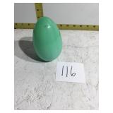 Green glass egg