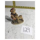 Hummel girl figure with a deer