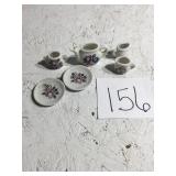 Miniature tea set made in Japan
