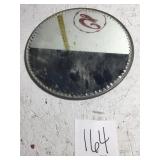 Round dresser mirror