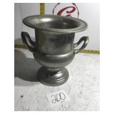 Monogrammed flower pot with handle