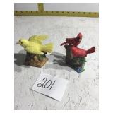 Two birds decorations Made in Taiwan