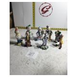 Clown figurines
