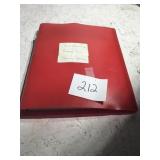 Folder with air mail postage do and special