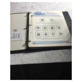 Folder with United States postage
