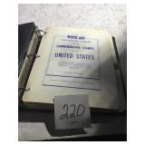 Historical album memory of stamps of the United