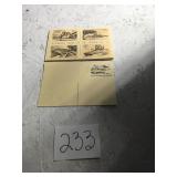 Postcards of tourism year of the Americas 72 with