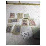 Three cent unused stamps