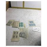 Five cent stamps