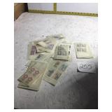 Eight cent postage stamps