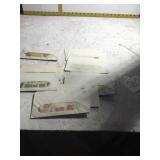 Cancel stamps various amounts