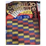 Name of the game punchboard unused