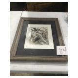 Wall art picture of birds