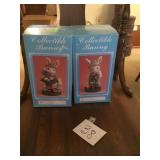 2collectible bunnys