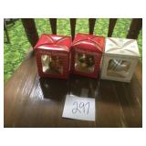 3 ornaments