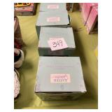 porcelain bunny village 4 boxes
