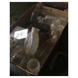 Miscellaneous glass bottles