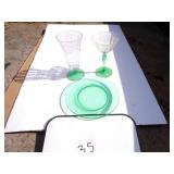 green plates w/ green stim ware