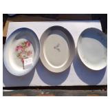 3 decorative platters