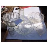 6pc crystal type glass