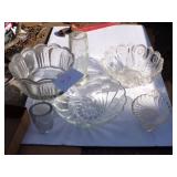 6pc crystal type glass