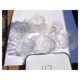 6pc crystal type glass