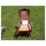 wicker rocking chair