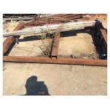 Steel cart with casters