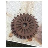 4 steel planter plates