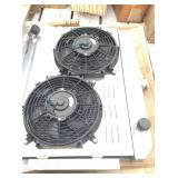 Radiator with fan core 24x15 3/4