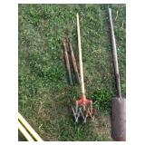 Garden weeded and proners