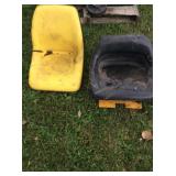 2 mower seats